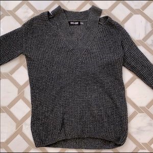 TWO Vici Collection New Gray Sweaters Medium
